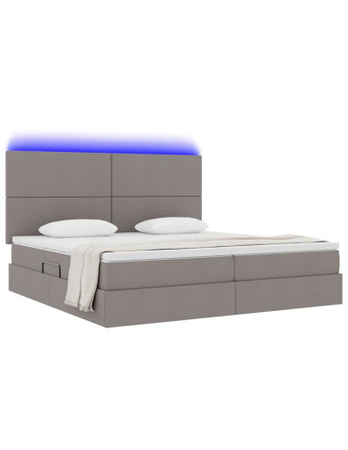 Letto con contenitore e LED Talpa 200 x 200 cm Poliestere