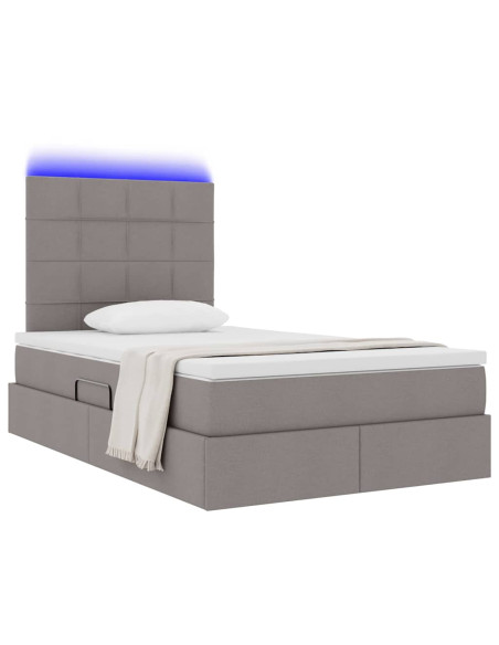 Letto con contenitore e LED Talpa 120 x 200 cm Poliestere