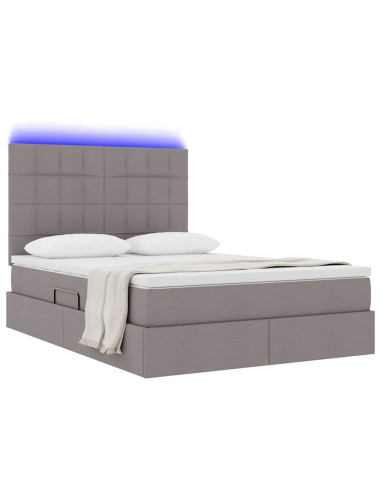 Letto con contenitore e LED Talpa 140 x 200 cm Poliestere