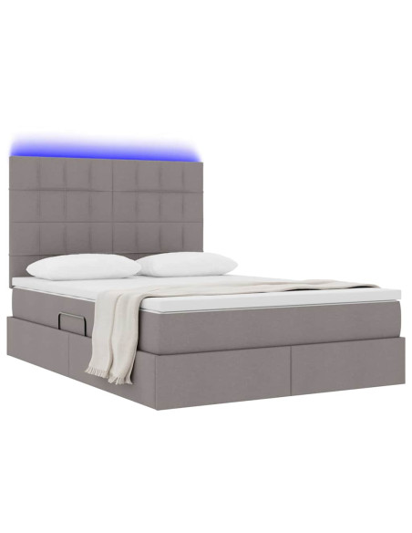 Letto con contenitore e LED Talpa 140 x 200 cm Poliestere