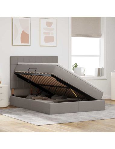 Letto con contenitore e LED Talpa 140 x 200 cm Poliestere