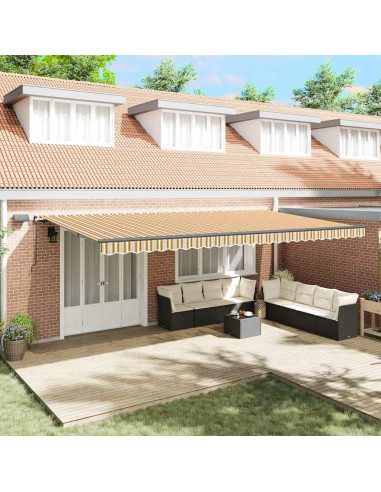 Tenda Retrattile Multicolore 600 ×350 cm Tessuto