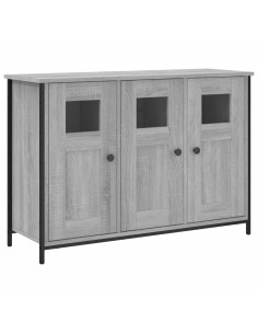 Credenza Grigio Sonoma 100x35x70 cm in Legno Multistrato 2