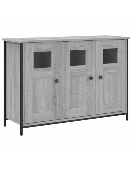 Credenza Grigio Sonoma 100x35x70 cm in Legno Multistrato