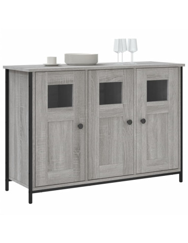 Credenza Grigio Sonoma 100x35x70 cm in Legno Multistrato