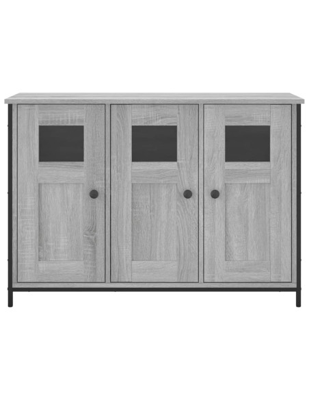 Credenza Grigio Sonoma 100x35x70 cm in Legno Multistrato
