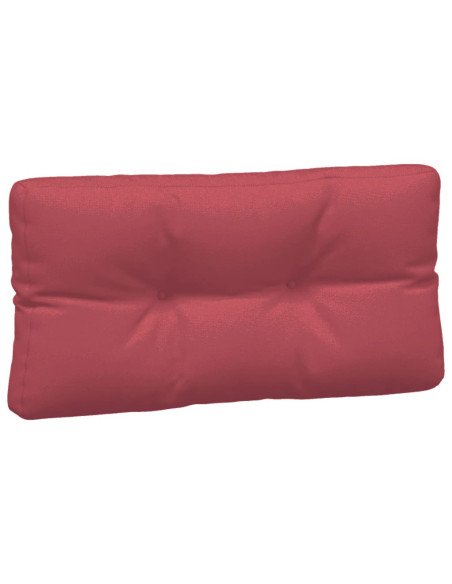 Cuscini per Pallet 5 pz Rosso Vino in Tessuto