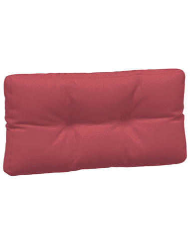 Cuscini per Pallet 7 pz Rosso Vino in Tessuto