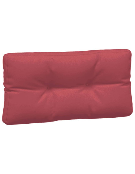 Cuscini per Pallet 7 pz Rosso Vino in Tessuto