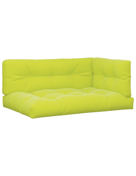 Cuscini per Pallet 7 pz Verde Intenso in Tessuto