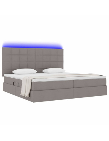 Letto con contenitore e LED Talpa 200 x 200 cm Poliestere
