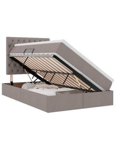 Letto con contenitore e LED Talpa 120 x 200 cm Poliestere