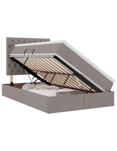 Letto con contenitore e LED Talpa 120 x 200 cm Poliestere