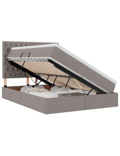 Letto con contenitore e LED Talpa 140 x 200 cm Poliestere 2