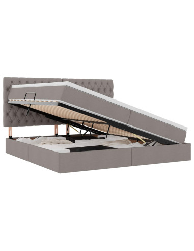 Letto con contenitore e LED Talpa 200 x 200 cm Poliestere