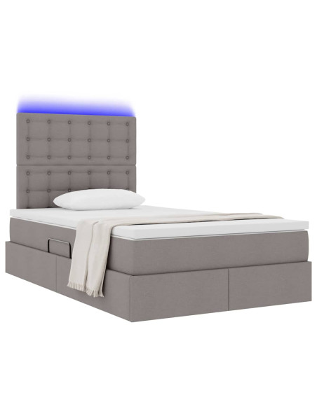 Letto con contenitore e LED Talpa 120 x 200 cm Poliestere
