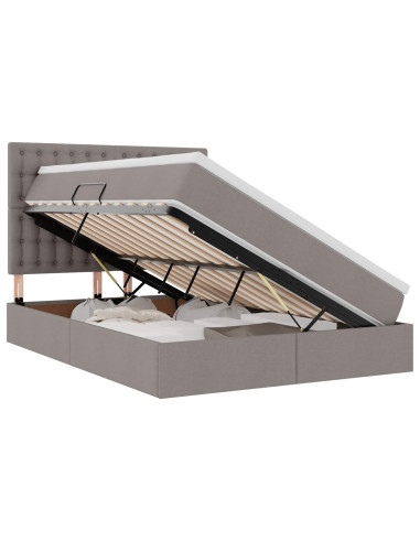 Letto con contenitore e LED Talpa 140 x 200 cm Poliestere