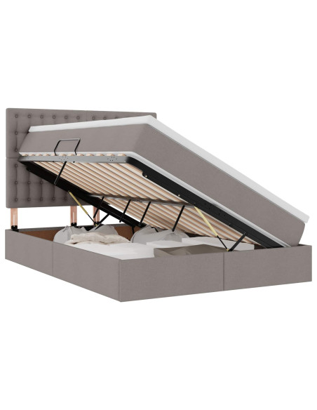 Letto con contenitore e LED Talpa 140 x 200 cm Poliestere