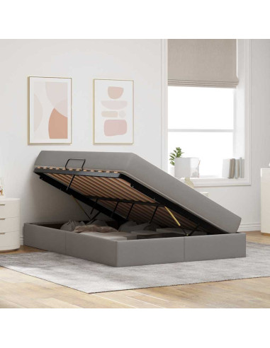 Letto con contenitore e materasso Talpa 140 x 200 cm Poliestere