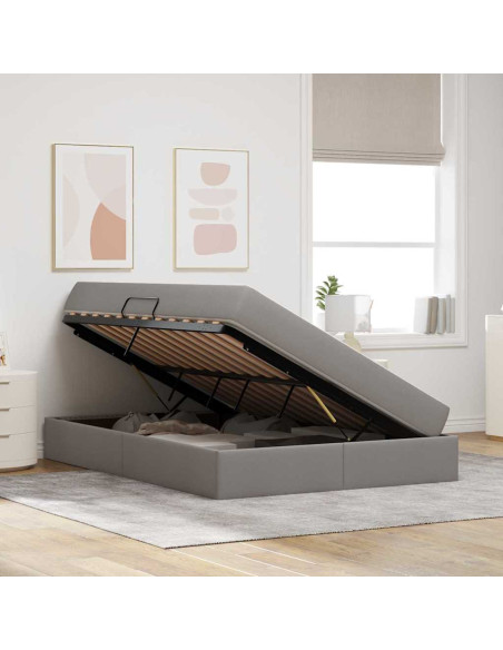 Letto con contenitore e materasso Talpa 140 x 200 cm Poliestere