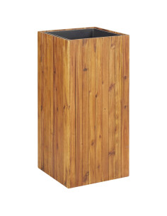 Letto Rialzato da Giardino 43,5x43,5x90 cm Massello di Acacia 2