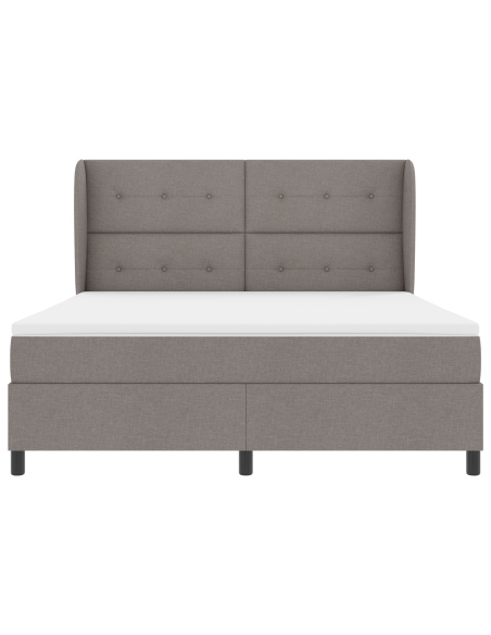 Letto a molle con materasso Talpa 180 x 200 cm Tessuto