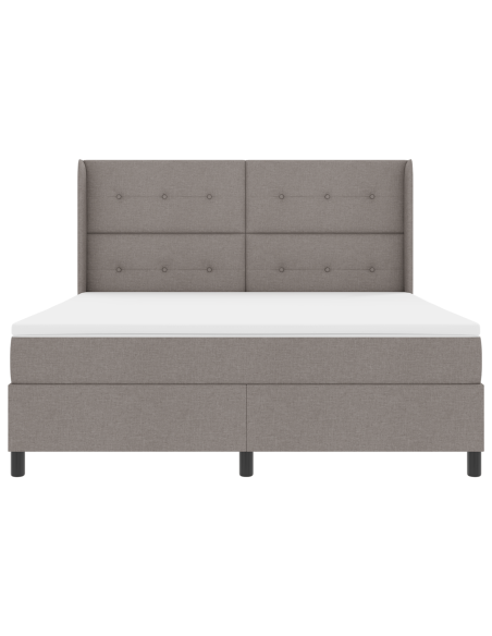 Letto a molle con materasso Talpa 180 x 200 cm Tessuto