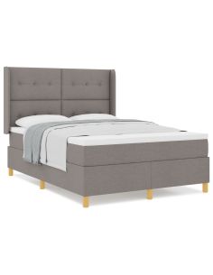 Letto a molle con materasso Talpa 160 x 200 cm Tessuto 2