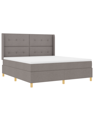 Letto a molle con materasso Talpa 180 x 200 cm Tessuto