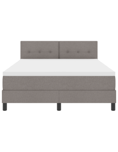Letto a molle con materasso con led Talpa 160 x 200 cm Tessuto
