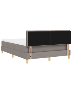 Letto a Sorgente LED con materasso Talpa 160 x 200 cm Tessuto 2