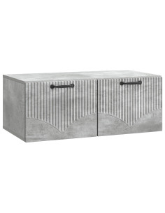 Mobile Porta TV da Muro Grigio Cemento 78,5 x 41 x 30 cm