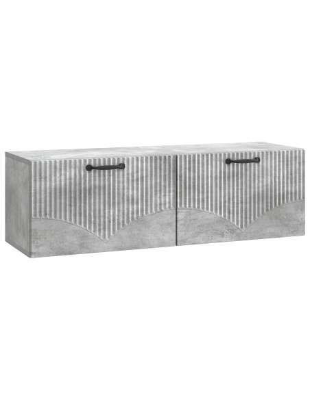 Mobile Porta TV da Muro Grigio Cemento 98 x 31 x 30 cm