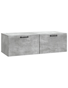 Mobile Porta TV da Muro Grigio Cemento 98 x 41 x 30 cm