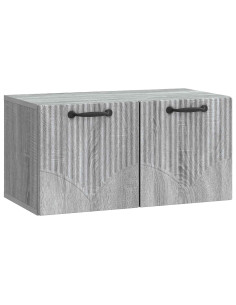 Mobile Porta TV da Muro Grigio Sonoma 59,5 x 31 x 30 cm