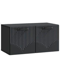 Mobile Porta TV da Muro Nero 59,5 x 31 x 30 cm