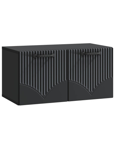 Mobile Porta TV da Muro Nero 59,5 x 31 x 30 cm