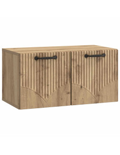 Mobile Porta TV da Muro Rovere Artigianale 59,5 x 31 x 30 cm