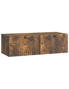 Mobile Porta TV da Muro Rovere Fumo 99 x 41 x 30 cm