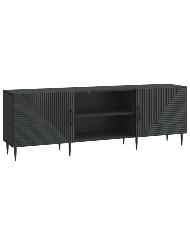 Mobile TV Nero 150 x 31 x 50 cm Legno ingegnerizzato