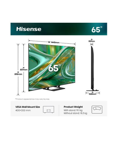 65 E89S MINI LED 4K UHD VIDAA 144HZ