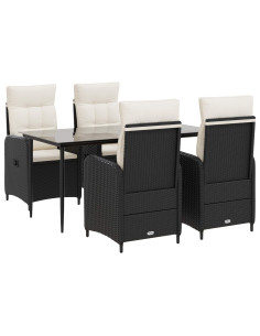 Set Tavolo da Salotto con cuscino con cuscino 5 pcs