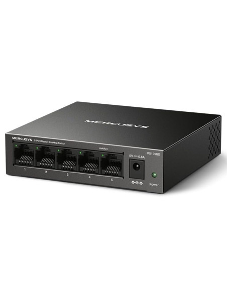 HUB SWITCH 05 PORTE LAN MERCUSYS MS105GS DESKTOP