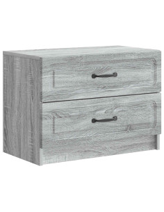 Armadio da Notte con cassetto Grigio Sonoma 62 x 34,5 x 44,5 cm