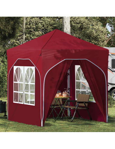 Tenda per feste a pop-up 192 x 192 x 245 cm Borgogna