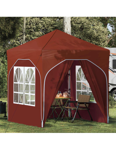 Tenda per feste a pop-up 192 x 192 x 245 cm Terracotta