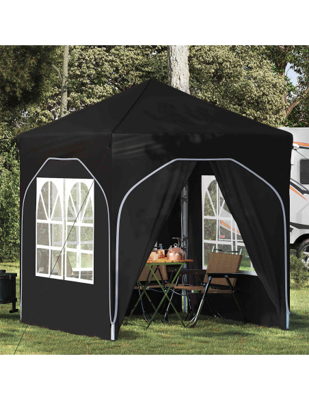 Tenda per feste a pop-up 192 x 192 x 245 cm Nero