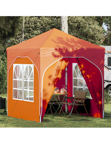 Tenda per feste a pop-up 192 x 192 x 245 cm Arancione