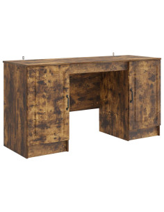 Scrivania Rovere Fumo 142,5 x 50 x 75 cm Legno ingegnerizzato