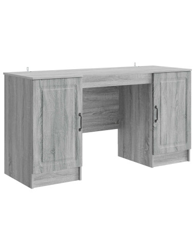 Scrivania Grigio Sonoma 142,5 x 50 x 75 cm Legno ingegnerizzato